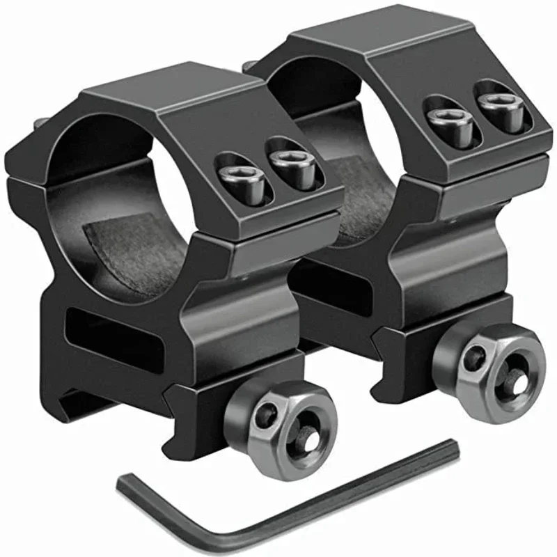 Caça Rifle Âmbito Mount Anel, Scopes tubo, Dia 25,4 milímetros 30 milímetros, Dovetail Picatinny