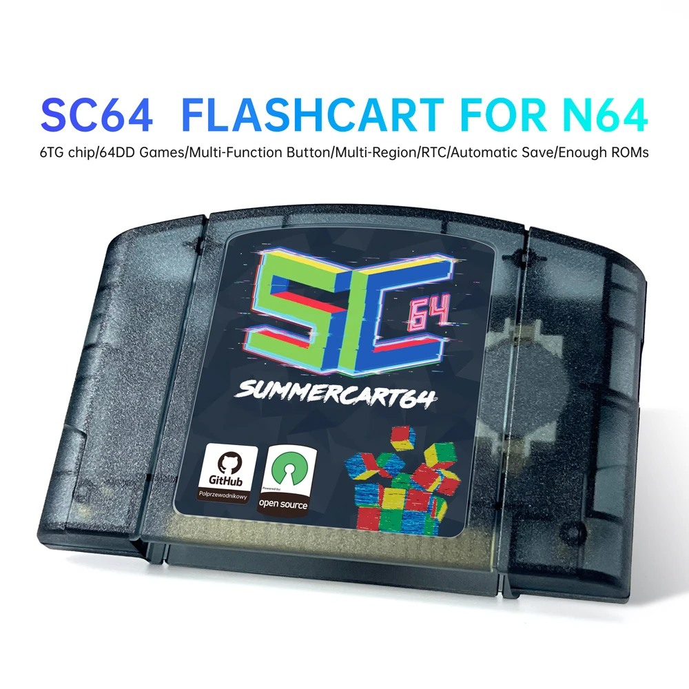カート出品 PALYPAK SC64 カード SummerCart64 オープンソース N64 コンソール