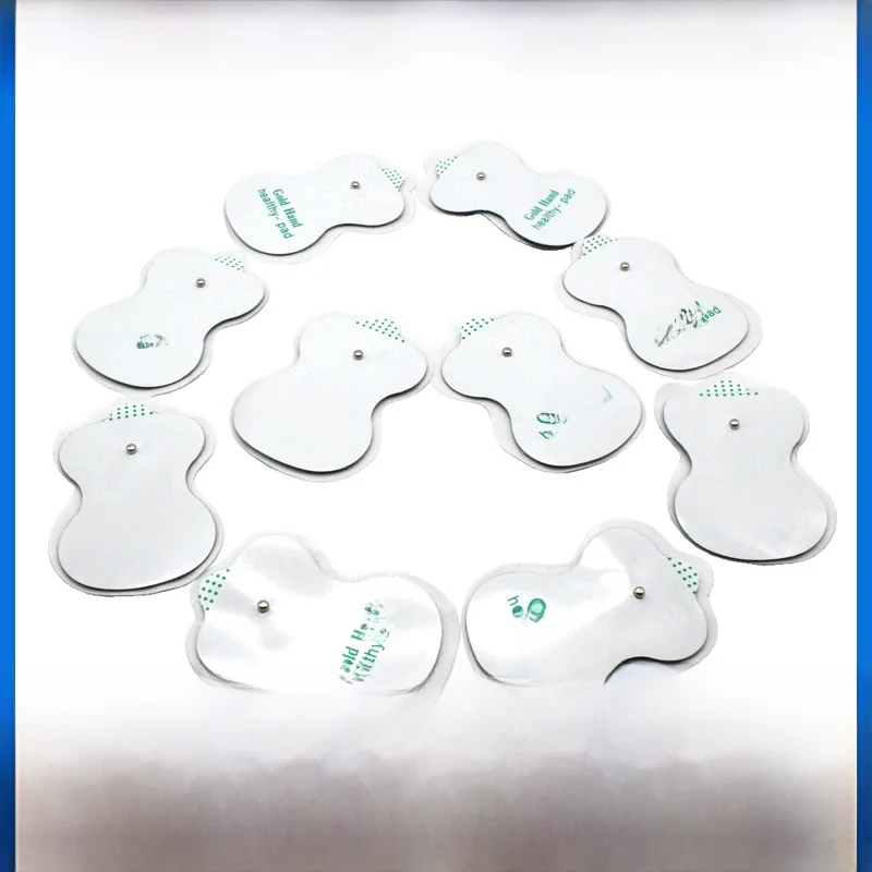 10 sztuk samoprzylepnych elektrod elektrod impulsowych Tens Pulse Electrode Pads Sticker do cyfrowej akupunktury ciała fizykoterapia pulsacyjna terapia masażem — zdjęcie 2