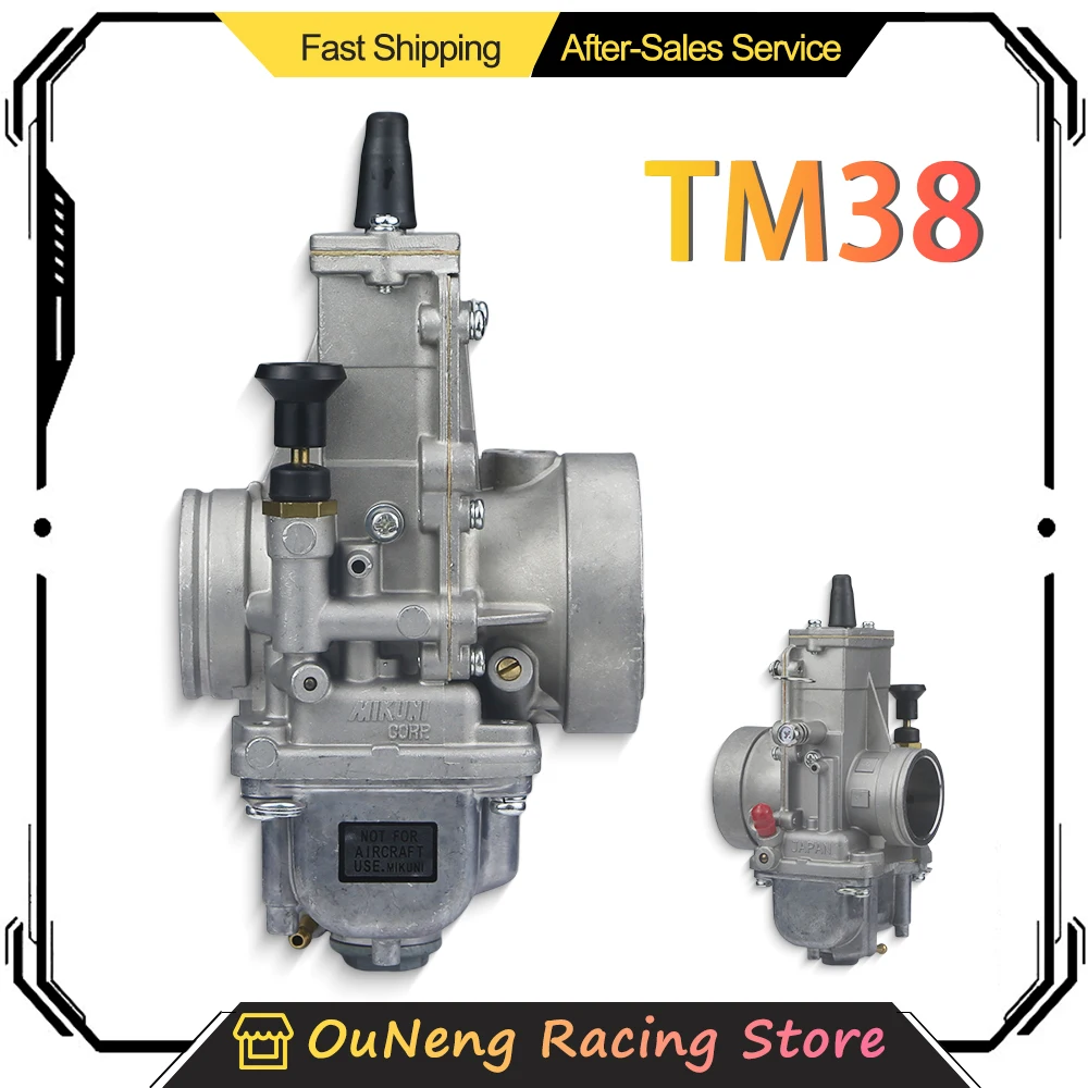 

Motorcycle Carburetor For TM38 TM38-85 TM38-86 38MM TM Series Flat Slide For MIKUNI HONDA XR600 XR650 NX650 Carb