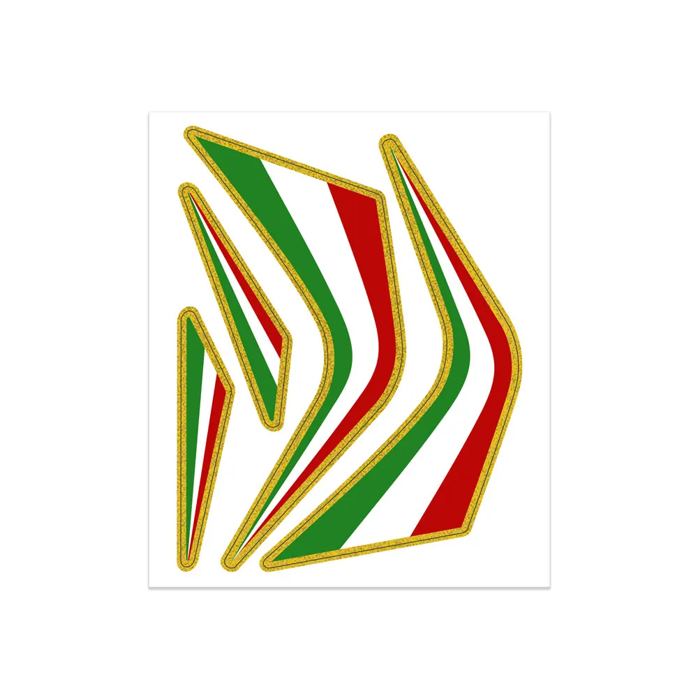 Modular tricolor stickers Italy