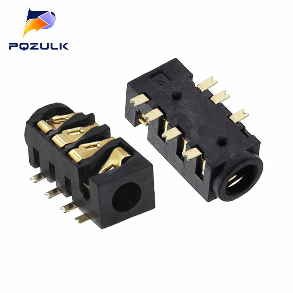 

1000PCS 3.5mm Female Audio Connector 8 Pin SMD SMT Headphone Jack Socket PJ-393 Audio Interface Audio Jack