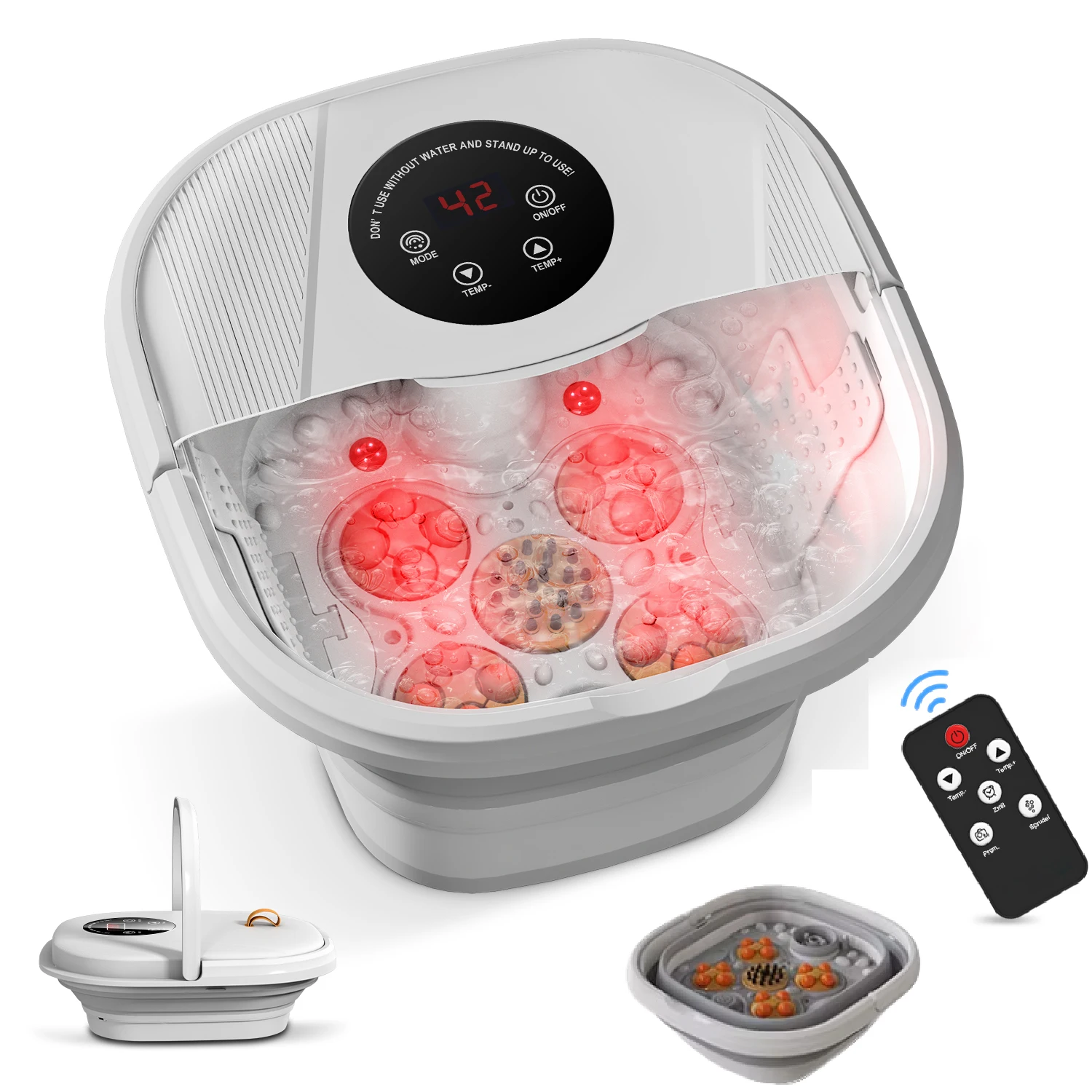 Remote Control folk Spa football Happiness Bubble Electric Multi Roller smart Massage thermostat + Touch button