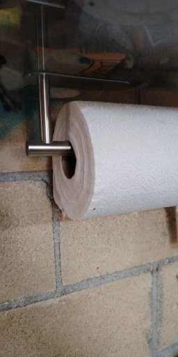 Kitchen Paper Towel Holder Adhesive Tissue Hanger Toilet Roll Paper Dispenser Cabinet Storage Napkin Rack Bathroom Accessories photo review