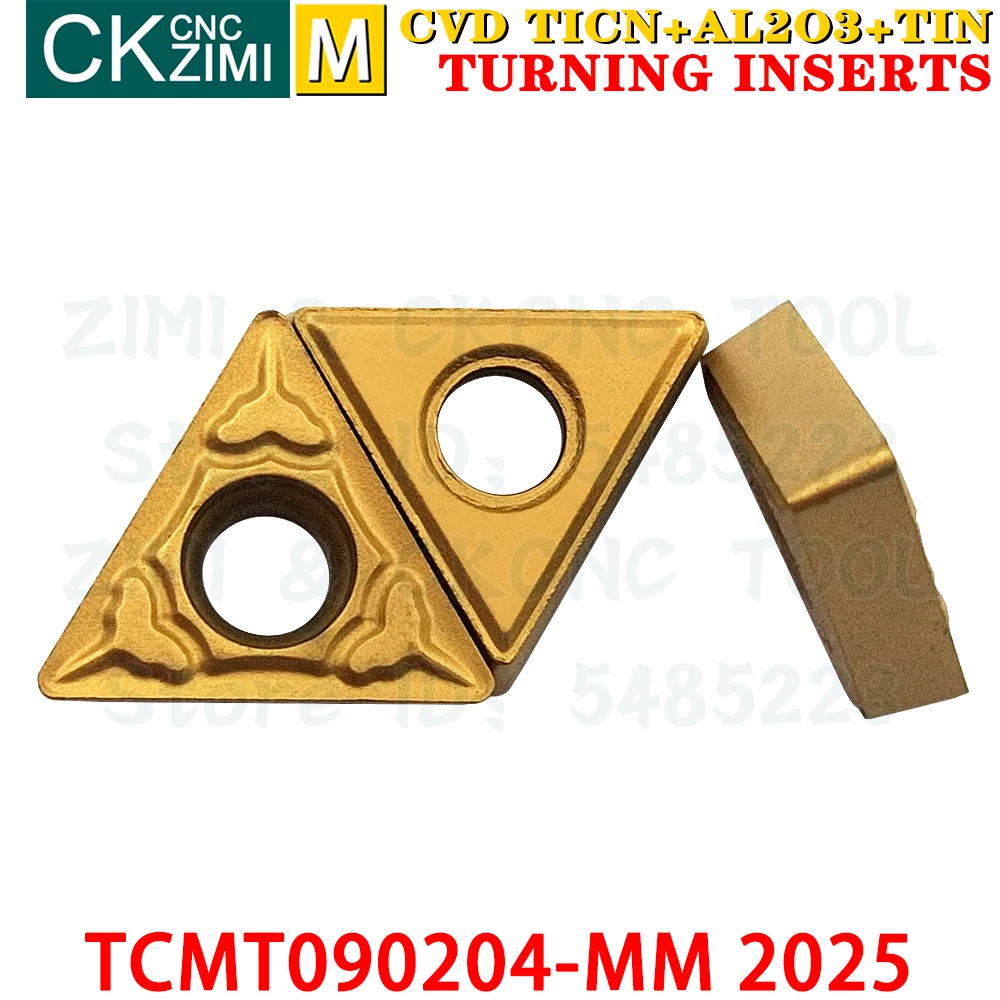 TCMT090204-MM 2025 TCMT 090204 MM 2025 كربيد إدراج الخارجية تحول إدراج أدوات TCMT باستخدام الحاسب الآلي الميكانيكية مخرطة معدنية أدوات القطع
