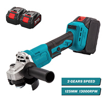 125MM Brushless Electric Angle Grinder 3 gear Speed for Makita Battery Grinder Cutting Machine Woodworking Power Tool