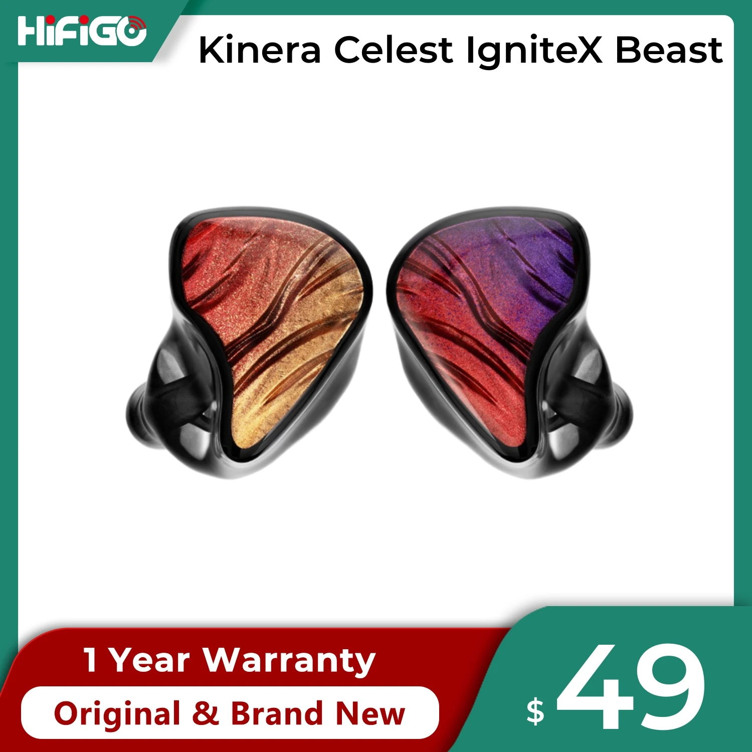 

Kinera Celest IgniteX Beast 1DD+1BA Hybrid Earphones Type-C Earbuds With Detachable Boom MIC Cable Gaming Microphone Headphone