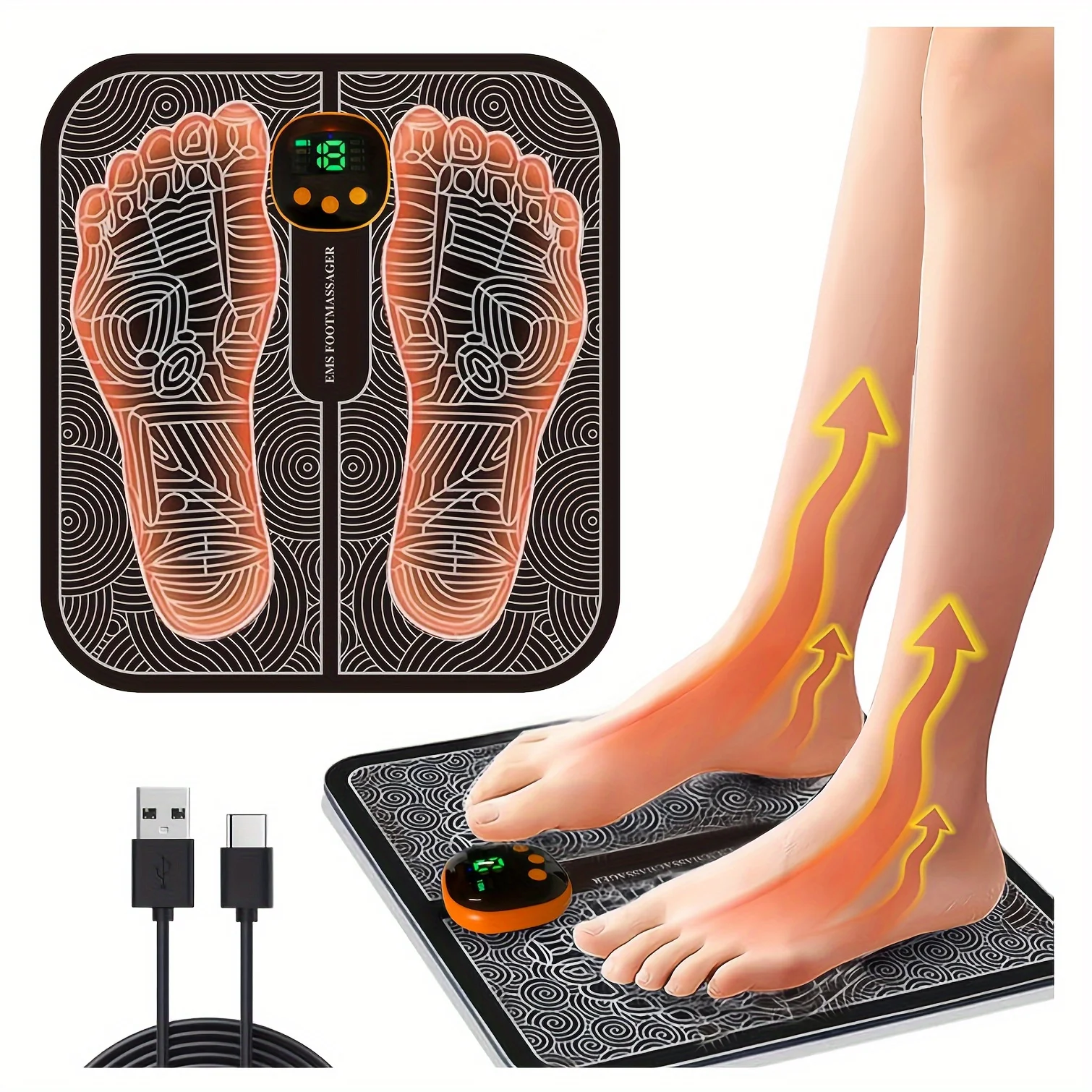 Home Office Alternative - Tapis de massage électrique pour les