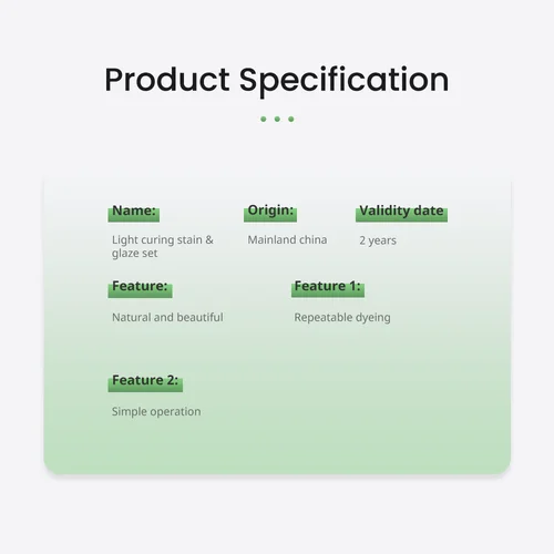 Imagen 2 del producto Kit de modificación de encías simuladas dentales para cerámica polimerizada/resina de impresión/acrílico PMMA, esmalte de mancha de curado con luz Dental