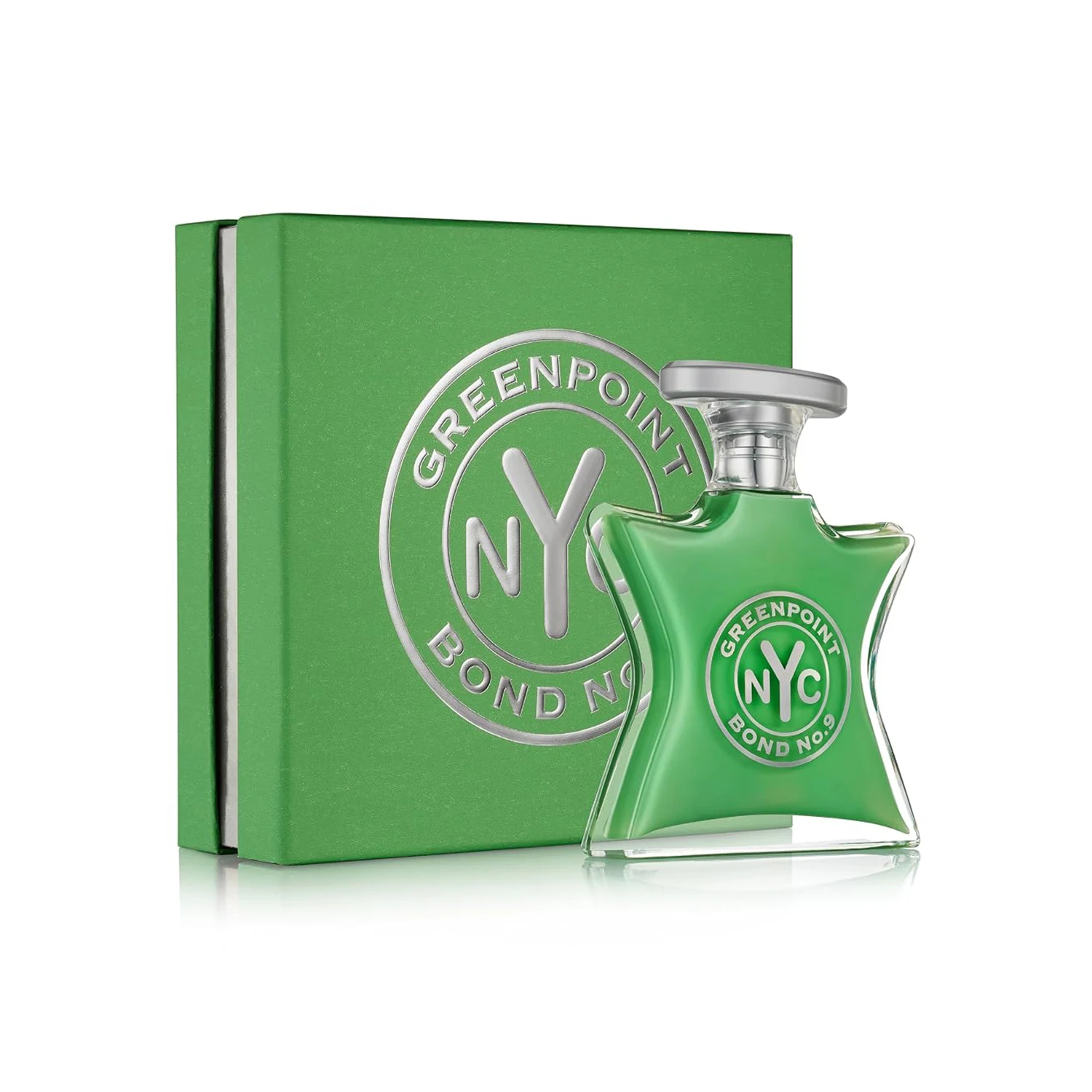 Bond No. 9 New York Greenpoint Eau de Parfum Spray for Unisex – Fresh Green Floral & Warm Amber Scent, Lily of the Valley, Green Notes & Musk, Long-Lasting Luxury Fragrance, Perfect Gift, 3.4 fl oz / 100 ml view 2