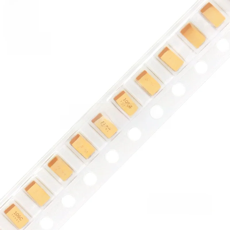10szt Typ A 100UF 0.22UF 1UF 4.7UF 10UF 22UF 33UF 47UF Kondensator tantalowy 6.3V 10V 16V 25V 35V 226 336 224 475 106 107 476 105 — zdjęcie 2