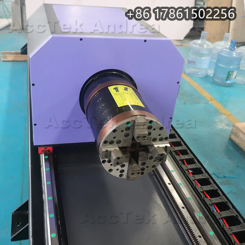 2024 Factory CNC Tube Laser 1kw Metal Pipe CNC Pipe Fiber Laser Cutting Machine Laser Tube Cutter for Treadmill Medical Bed