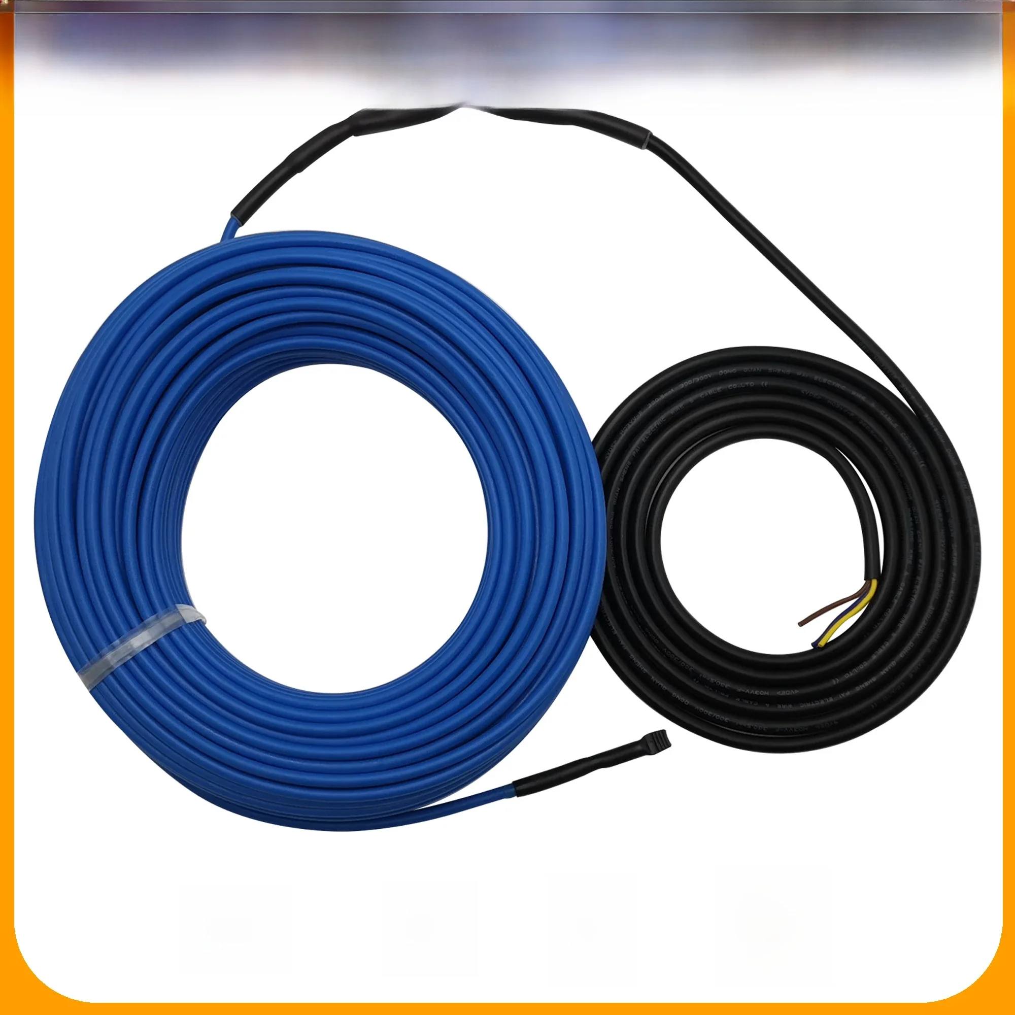 20W 5 ~ 160m Izolowany na podczerwień kabel grzejny ze stopu aluminium używany do podłóg laminowanych pod płytkami System ogrzewania podłogowego Podjazd Rozgrzewanie śniegu — zdjęcie 2