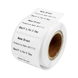 NETUM 10 Rolls/lot Thermal Printing Paper for Thermal Printer Barcode Sticker/Label/Adhensive Thermal Type for NT-G5