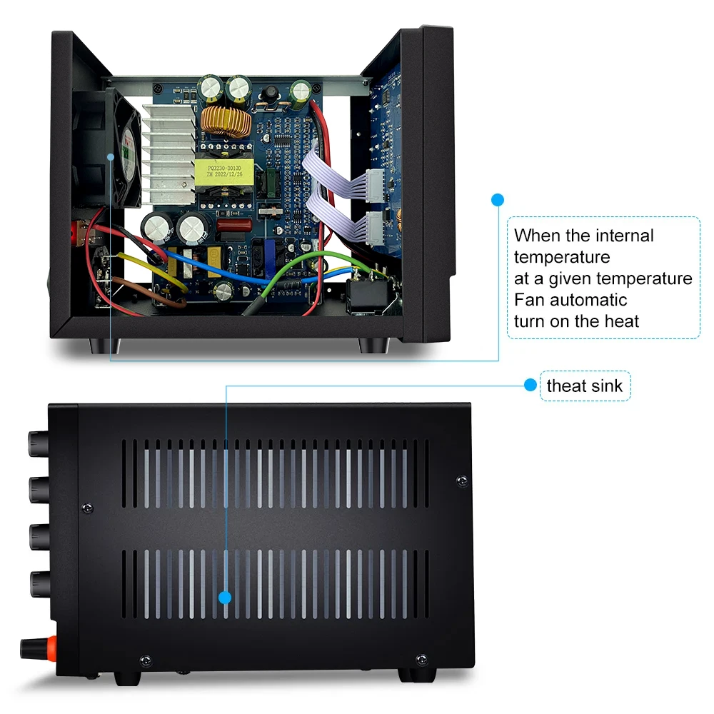 Alimentation électrique de laboratoire 30V, 10A DC, 60V, 5A, 120V, 3A, affichage numérique réglable, USB, tension Sochi, pour réparation de téléphone