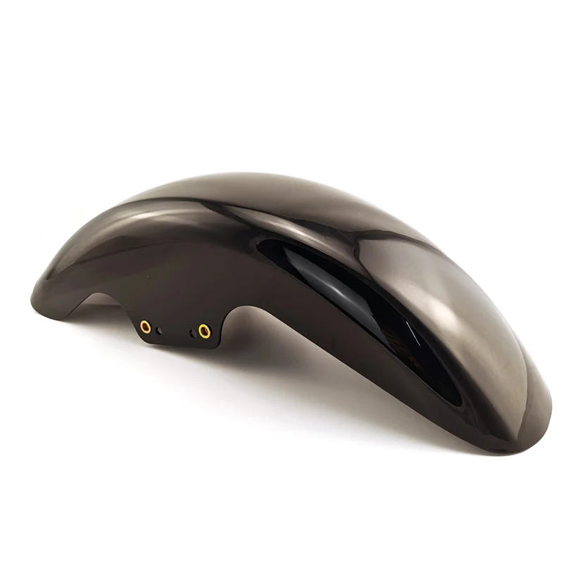 Motorcycle Gloss Black Front Fender Mudguard Cover Protector For Harley Softail Fatboy FLFBS FLFB 2018-2024