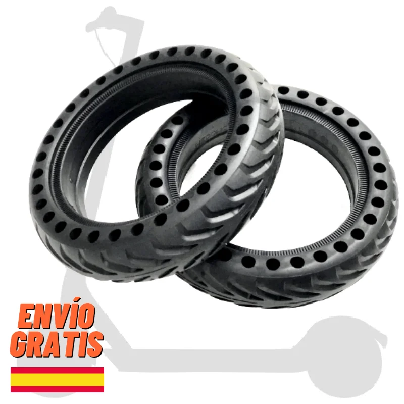 ✅Rueda Maciza Xiaomi M365 Antipinchazos Rígidas Patinete Eléctrico 8'5 Pulgadas Pro 2 / 1S / Essential / Mi Scooter 3 Lite / Cecotec Bongo Serie A / Smartgyro Baggio  - Cubierta Neumáticos Macizo, Recambios, Piezas