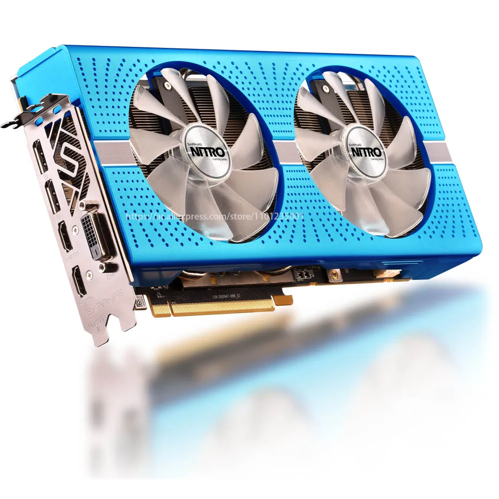 Imagem -04 - Placa Gráfica Sapphire-nitro Amd Rx590 8gb Gddr5 Pcie 3.0x16