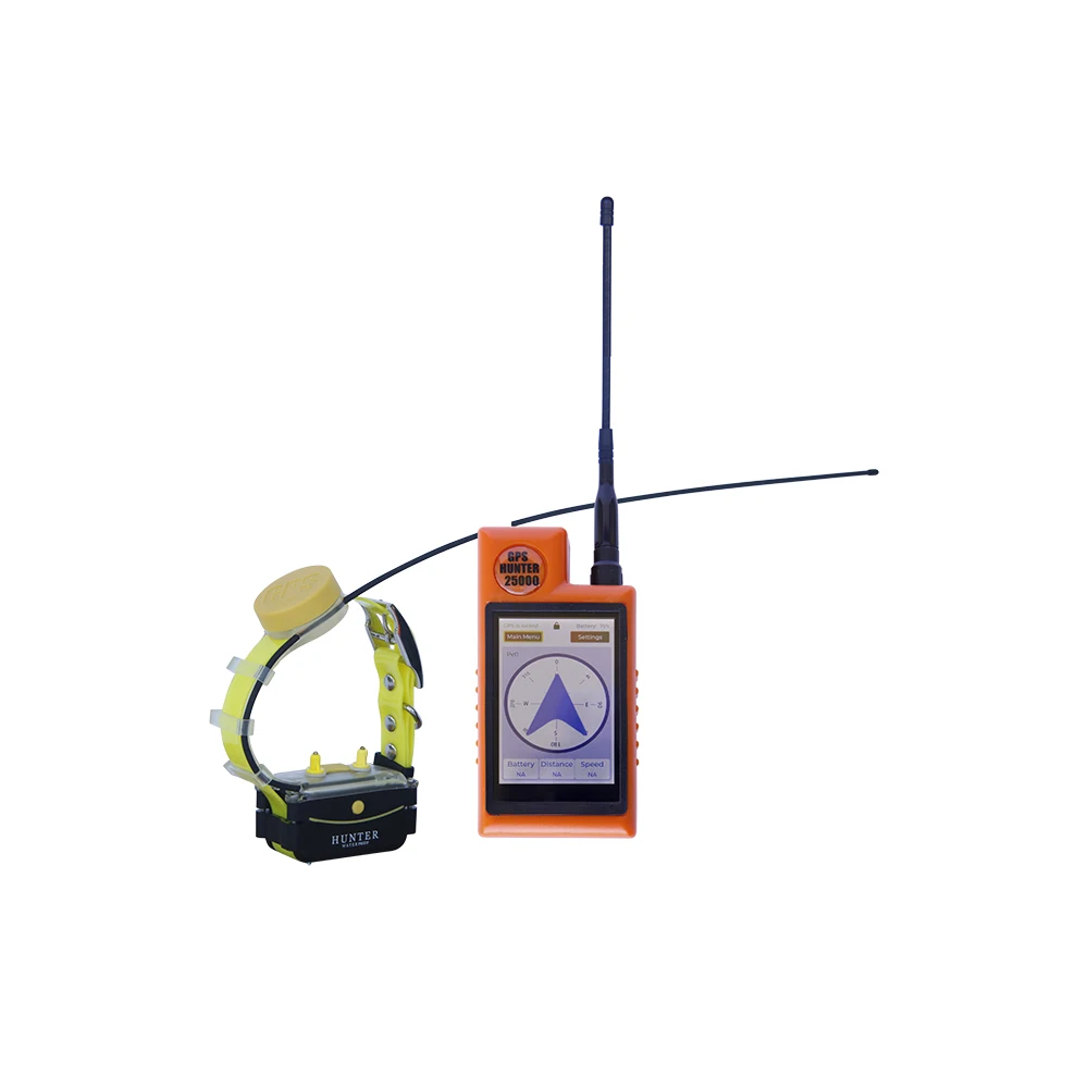 Nuevo modelo GPS DTR 25000 PRO brújula GPS collar de entrenamiento de perros con control remoto LCD de 3,5 pulgadas