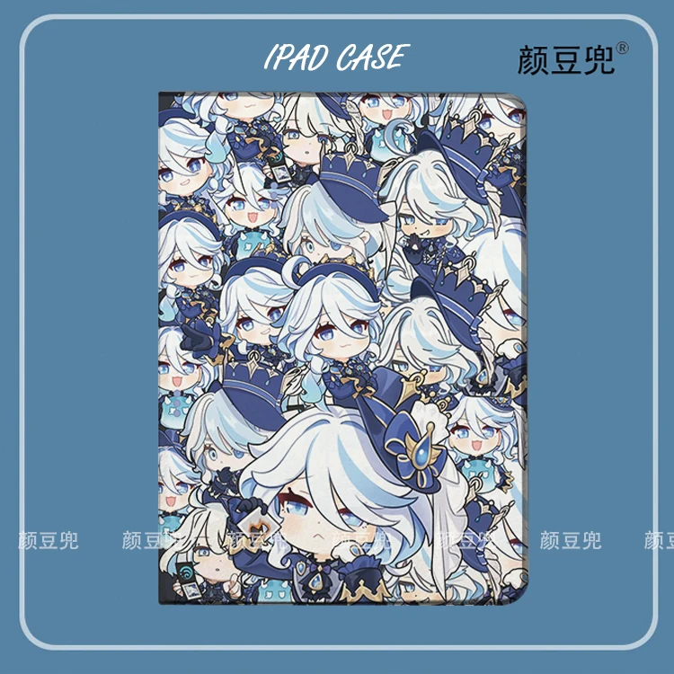 

Furina Anime Genshin Impact Case For iPad 10.2 8th Air 4 5 Mini 5 6 7 Case Luxury Silicone For iPad Air 4 iPad 10 Pro 11 13 in