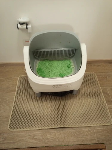 Customer review photo for Double-Layer Cat Litter Mat
