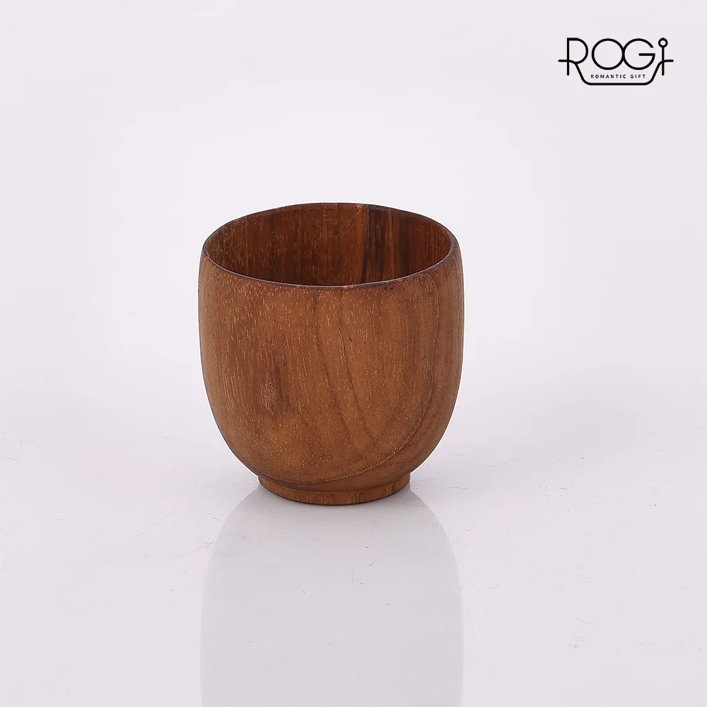 Rogi Teak Cup Makgeolli Cup Soju Cup Drinking Cup Wooden Cup