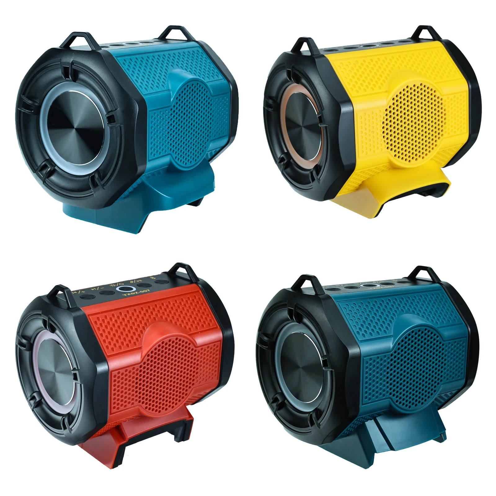 

Speaker Fit for Dewalt/Makita/Milwaukee/Bosch 18V 20V Battery Portable Bluetooth-compatible Outdoors Surround Loudspeaker