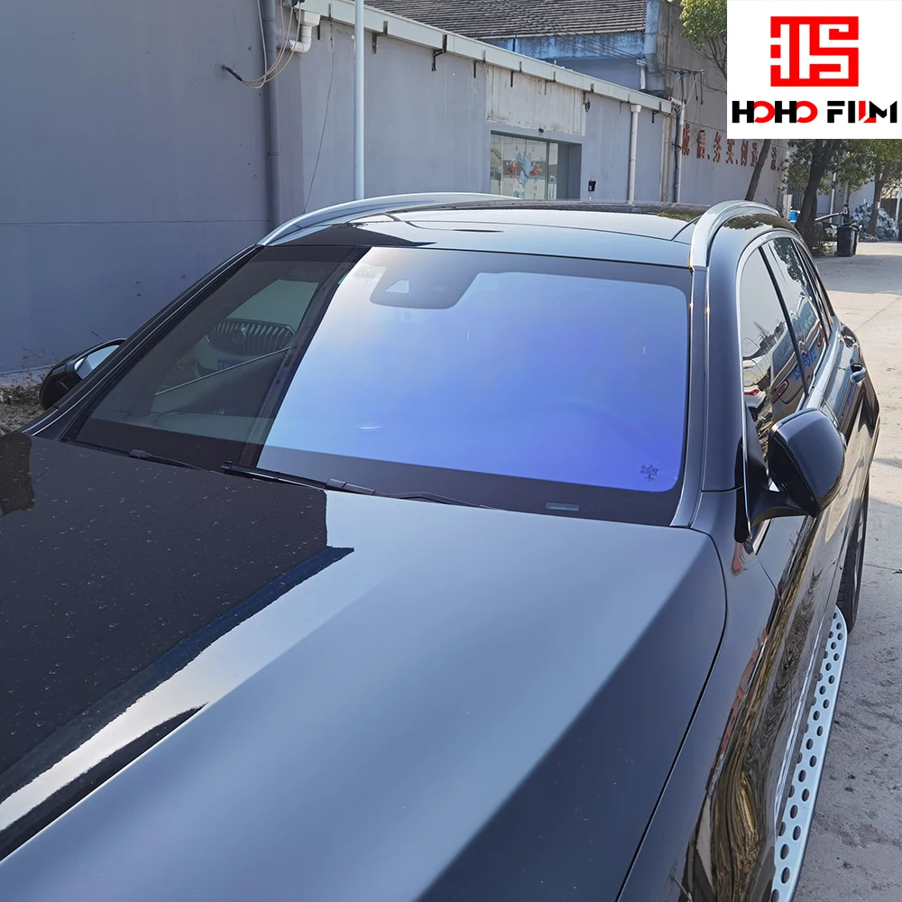 HOHOFILM 81%VLT Chameleon Window Tint Car/house Window Film Auto Glass Sticker 99% UV Proof Solar Tint PET Window sticker