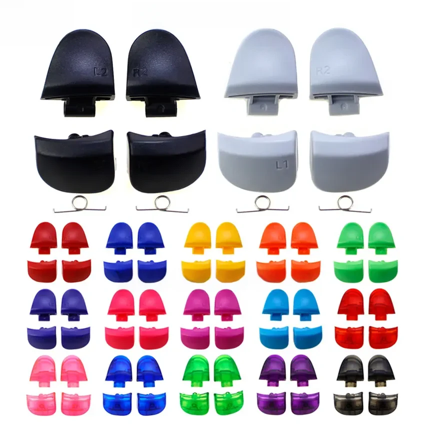 YuXi L1 R1 L2 R2 boutons de déclenchement de remplacement pour PS5 BDM-030 V3.0 jeu de boutons de contrôleur avec ressorts