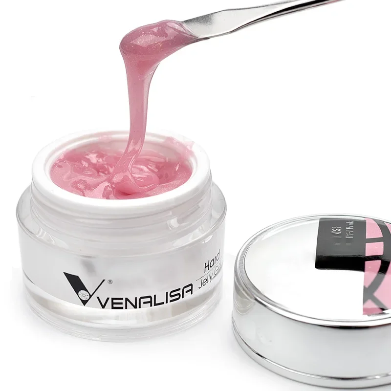 VENALISA – constructeur de gelée, couleur chair, Gel de Construction UV, Extension de paillettes, Camouflage, trempage, vernis Gel de Construction rapide, 15ml