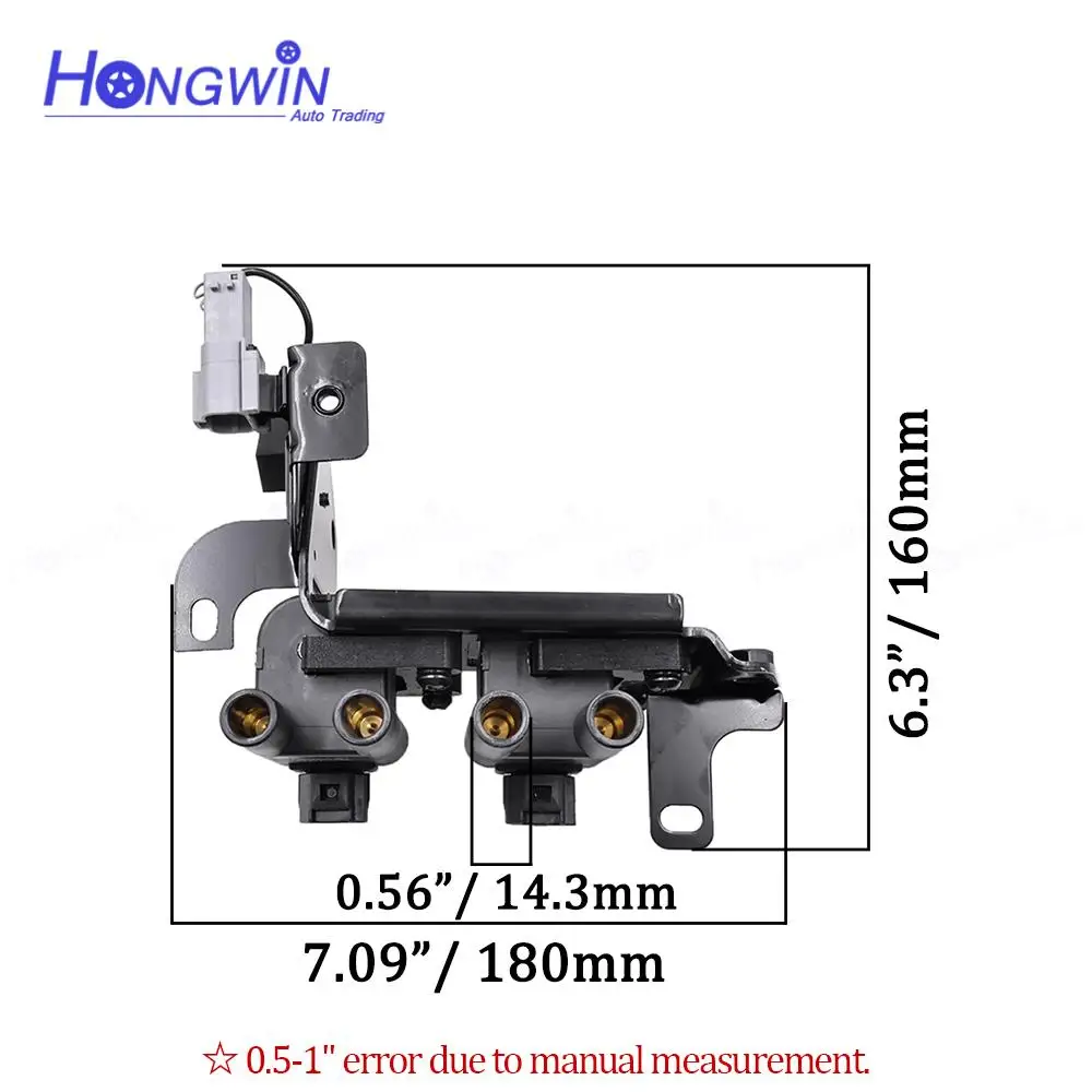 Genuine No.: 27301-26600 Ignition Coil Pack Fits Hyundai Accent Getz LaVita G4EC G4EE G4ED 1.4 1.5 1.6 2730126600 27301 26600