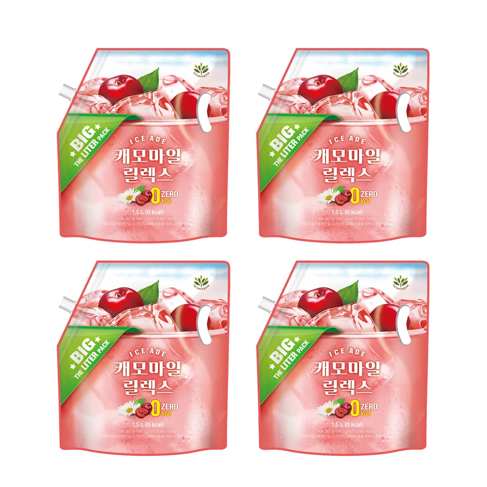 Balance Glow Chamomilex 1,5 L X paquete de 4 calorias cero gran capacidad