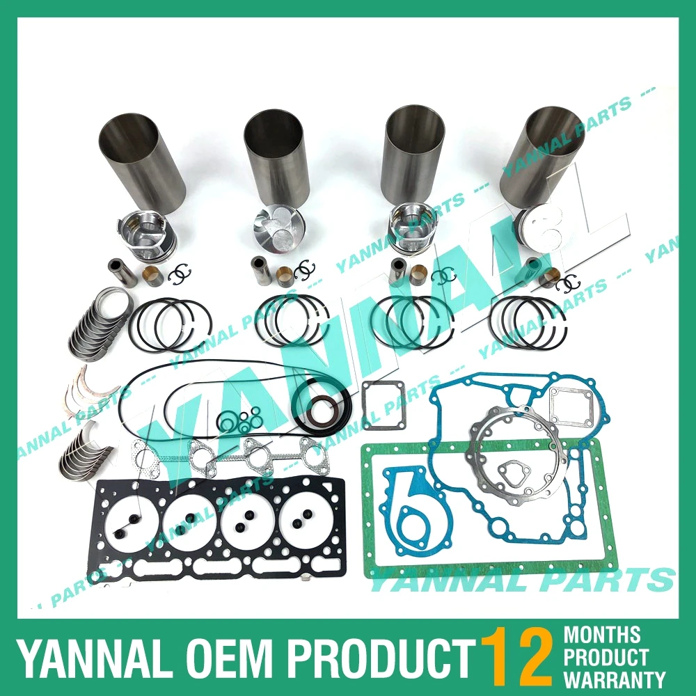 V1505 V1505-E FULL ENGINE OVERHAUL KIT FOR KUBOTA B3200HSD B3300S TRACTOR