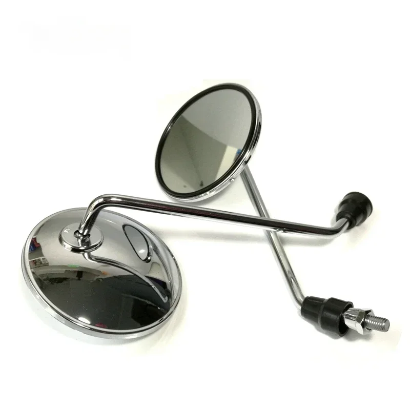 AliExpress NONE 2Pcs/Pair Motorcycle Back View Mirror Electric Bicycle Rearview Mirrors Electric Scooter Harley Moped Side Mirror 8mm Round