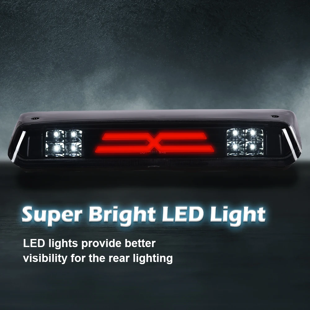 Led Third Brake Light Fit for Ford F150 2004-2008/Explorer Sport Trac 2007-2010/Ford Lobo 2004-2008 Tail Light Assembly
