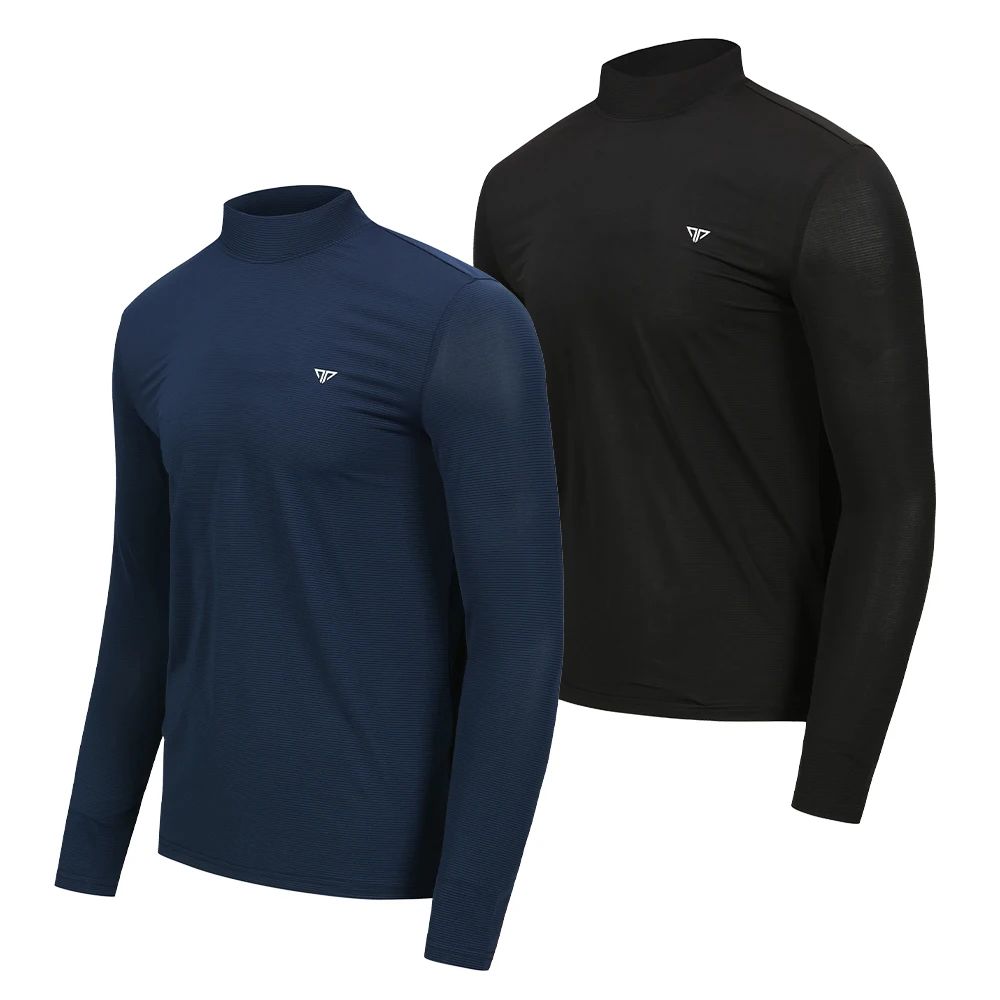 [Paragon] Men's Uv Protection Golf Outdoor Inner Functional Long Sleeve T-Shirt