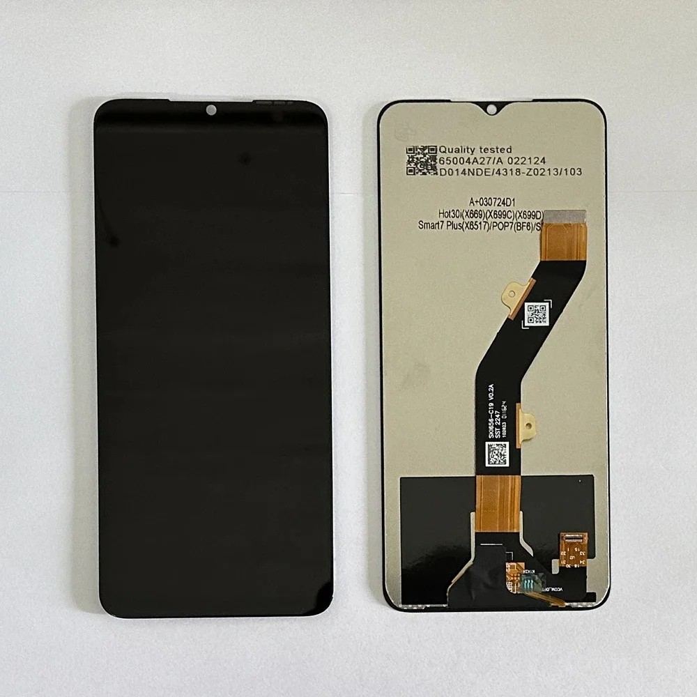 X669 X669C X669D 100% Test Lcd For Infinix Hot 30i Display Touch Screen Digitizer Panel Assembly Lcd Screen