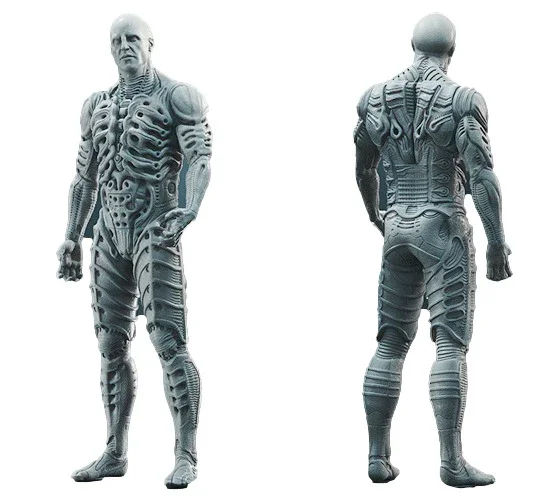 1/24 75mm 1/18 100mm Resin Model Kits Alien Engineer Sculpture Unpainted No Color RW-231