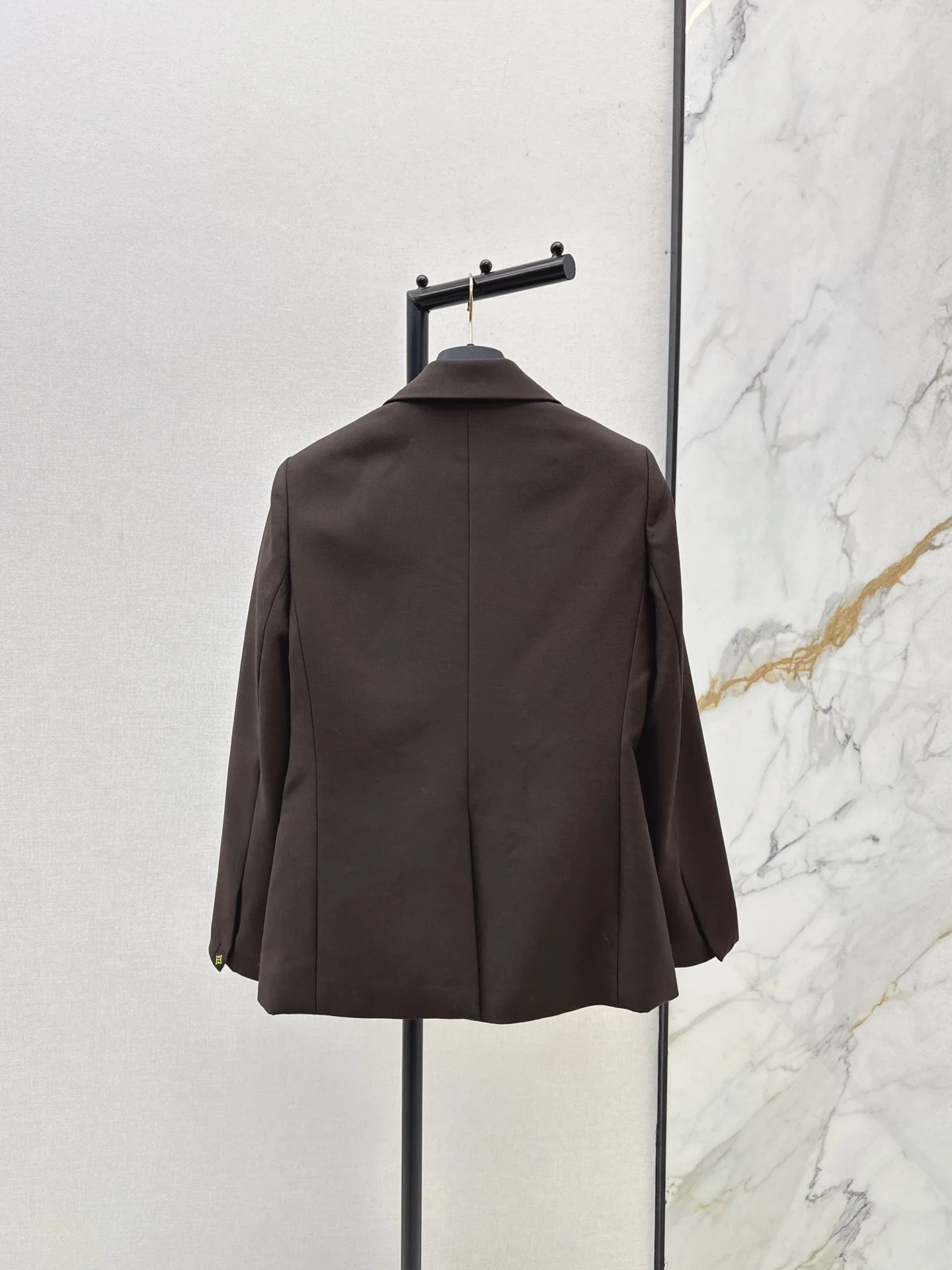 

High Quality Autumn Winter Women's Casual Fashion One-button Solid Pockets Office Lady Suit Jacket JQ030