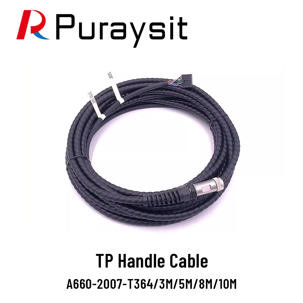 Puraysit Robot TP Handle Connection Cable A660-2007-T364 3M 5M 8M 10M 15M for Original Fanuc