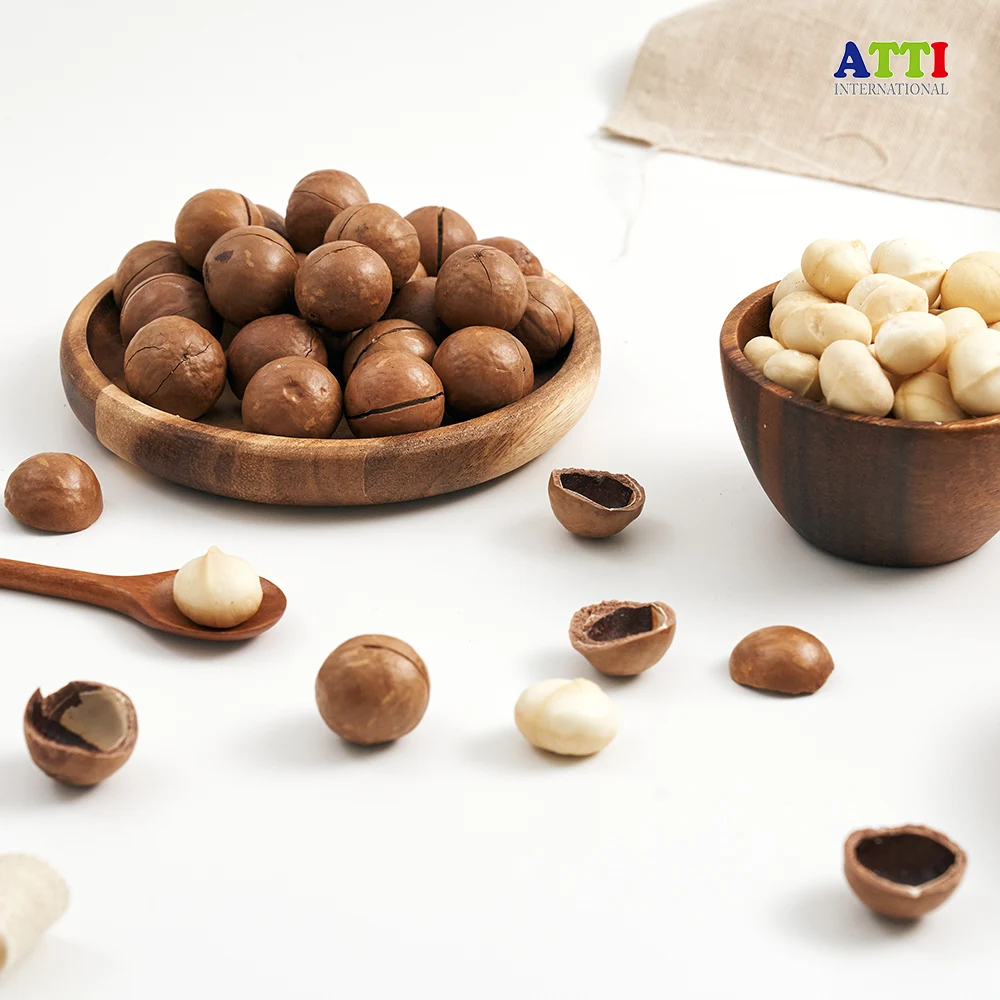 Vietnam Nut NutsFarm macadamia in shell Nuts Raw material 100%, Kito snack 500g