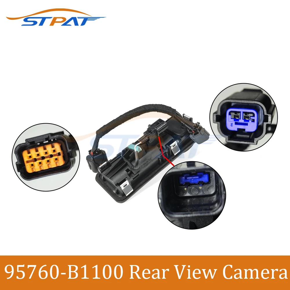 

STPAT For HYUNDAI GENESIS Sdn 2015 - 2019 Rear View Camera W Trunk Button 95760-B1100 Rearview Camera 95760-F2001