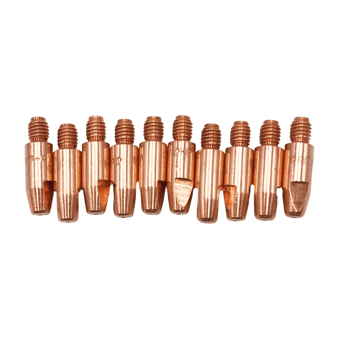 10 pezzi M6x28mm 0.8 0.9 1.0 1.2 punta di contatto E-Cu CuCrZr per saldatrice Mig pistola Mig 24KD 25AK