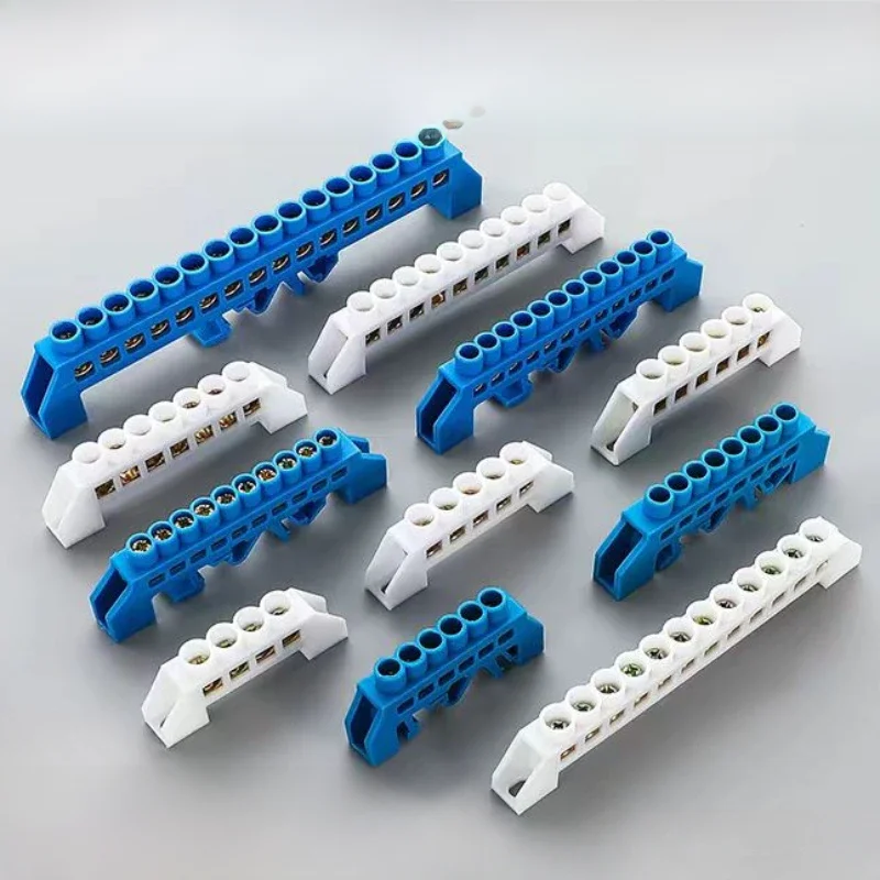 Barre de mise à la terre de type pont ontariLine, barre de cuivre, boîte de distribution à ontariTerminal nights, connecteur Earth Melon al 5-12 trous