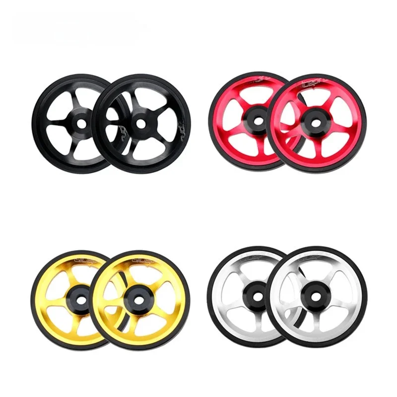AliExpress Liteproelite Folding Bicycle Easy Pushing Wheel Sealed Bearing Aluminum Alloy Ultra light Cycling Push Wheels For Brompton Bike