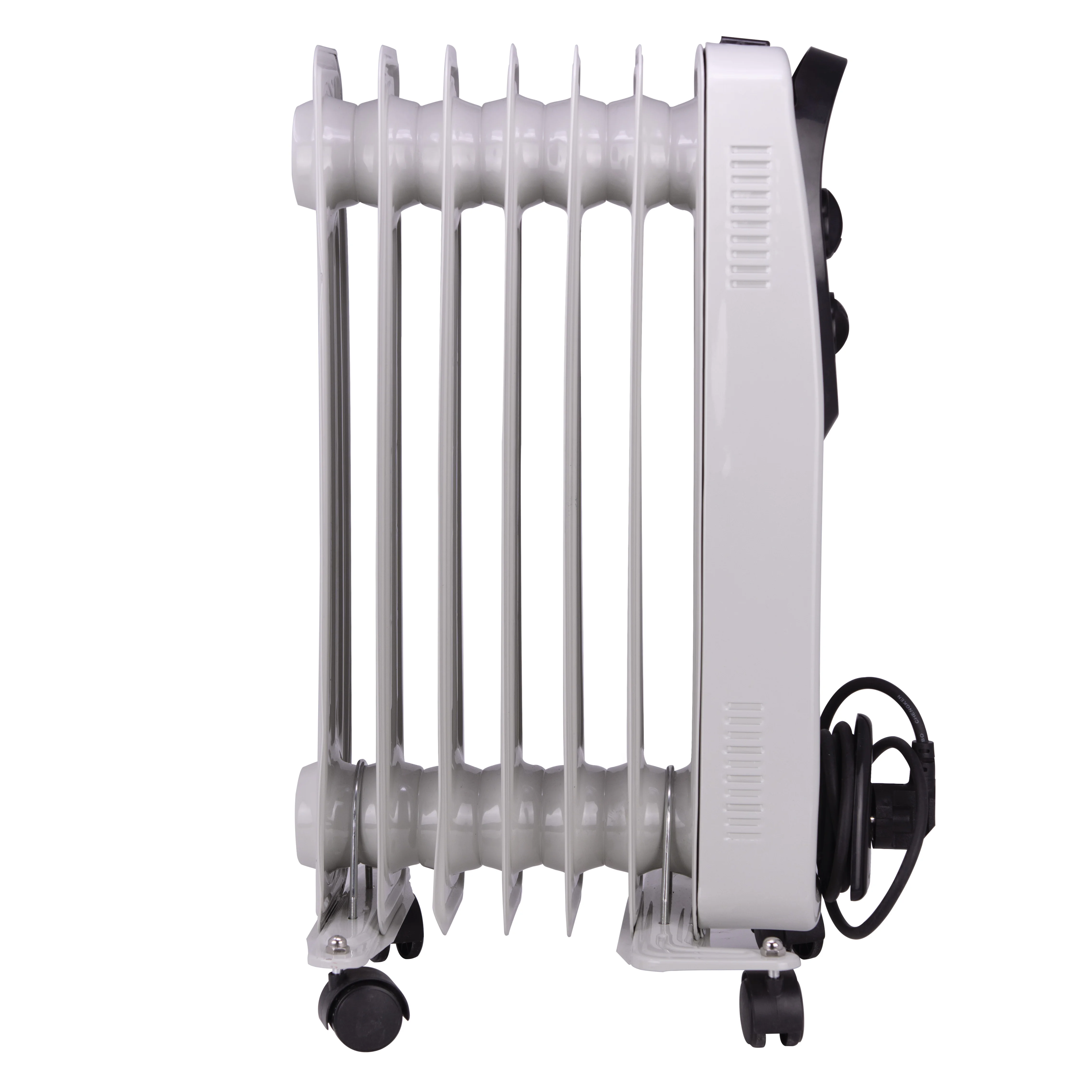 Jocca oil electric radiator:: no installation, quiet, smooth and progressive Homogeneous heat, adjustable thermostat with 3 power levels and overheating protection