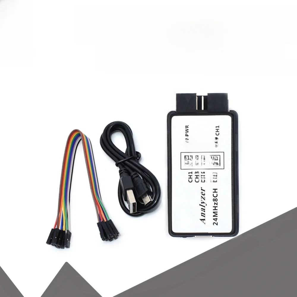 Analizator logiczny USB 24 MHz 8 kanałów 24 M/s Analizator logiczny Debugger dla ARM FPGA Analizator logiczny Logic 24 M 8CH — zdjęcie 2