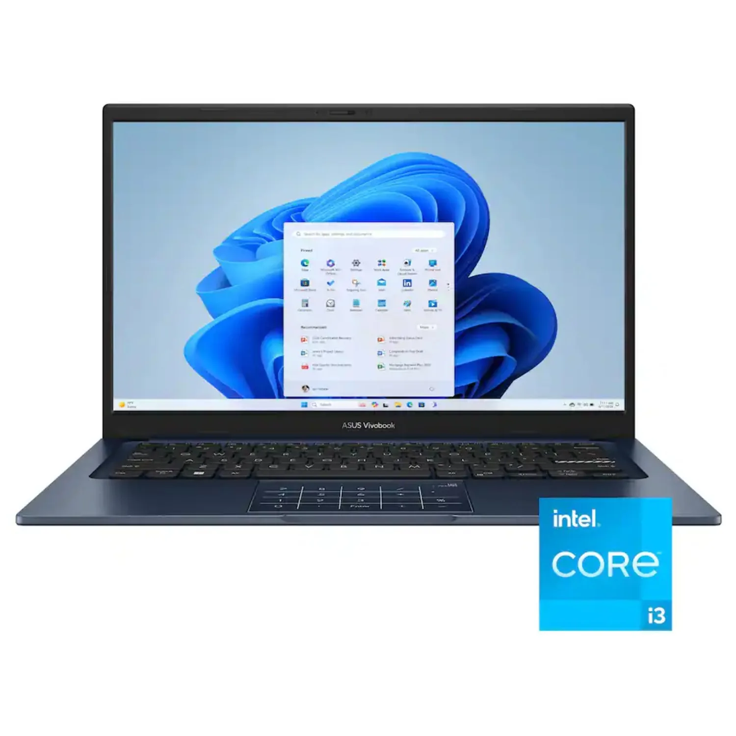 โน้ตบุ๊ก ASUS Vivobook 14 นิ้ว FHD, Intel Core i3 1315U, แรมสูงสุด 16GB, SSD 1TB, Wi-Fi 5, Windows 11 Home