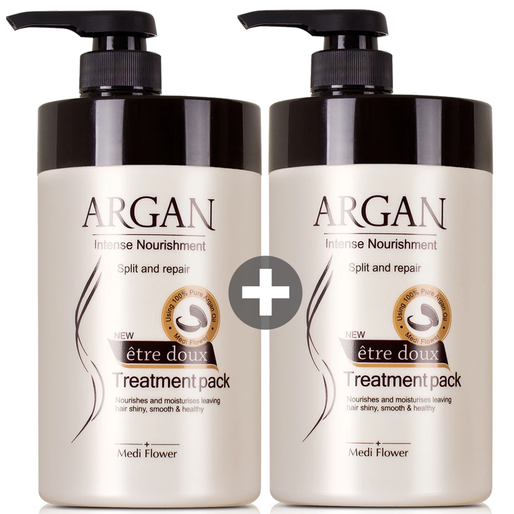 (1 + 1) ArGan Trattamenti Hair Pack/shampoo/risciacquo/capelli danneggiati