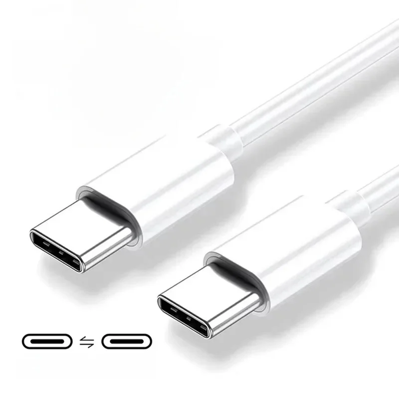 Câble de charge rapide USB-C double PD 100W pour iPhone 15 16 17 Pro Max 15 16 Plus Samsung Moto Huawei Realme, câble Type C vers Type C